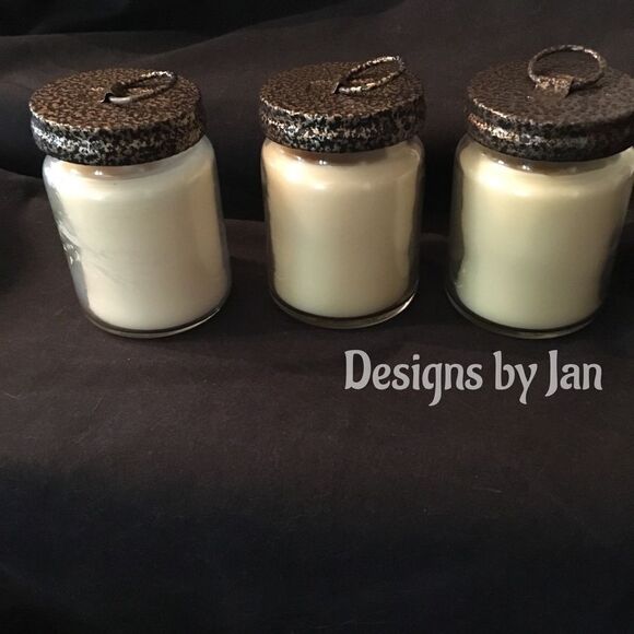 Hand Poured Candle Apothecary Jar Scented Ginseng Tea Soy Based lead free  16 oz - Picture 8 of 10